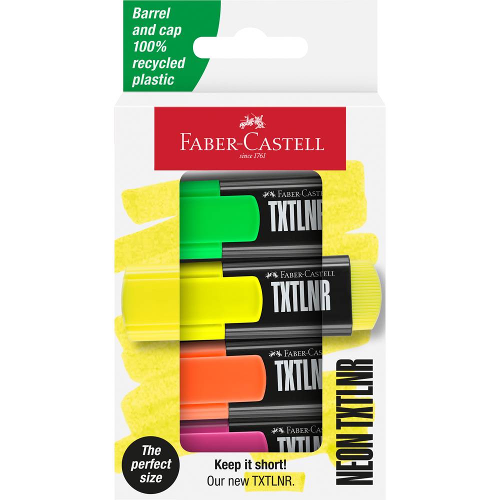 FABER-CASTELL - Textmarker TXTLNR SF 4er Kartonetui