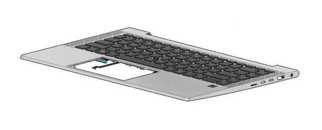 HP M07089-081 - Tastatur - 2,54 cm (1") - Dänisch - HP - EliteBook 840 G7