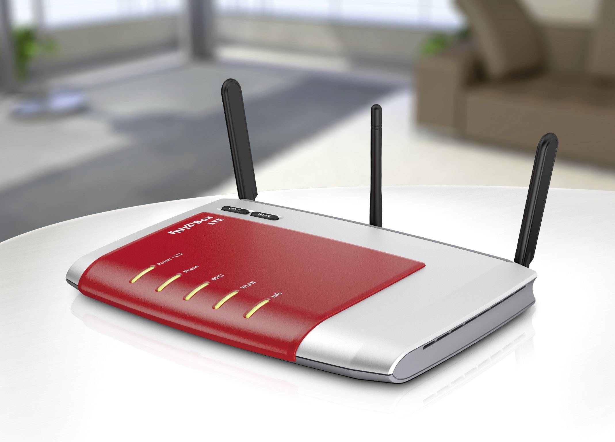 AVM FRITZ!Box 6840 WLAN Router mit Modem Integriertes Modem: LTE 2.4 GHz, 5 GHz 300 MBit/s