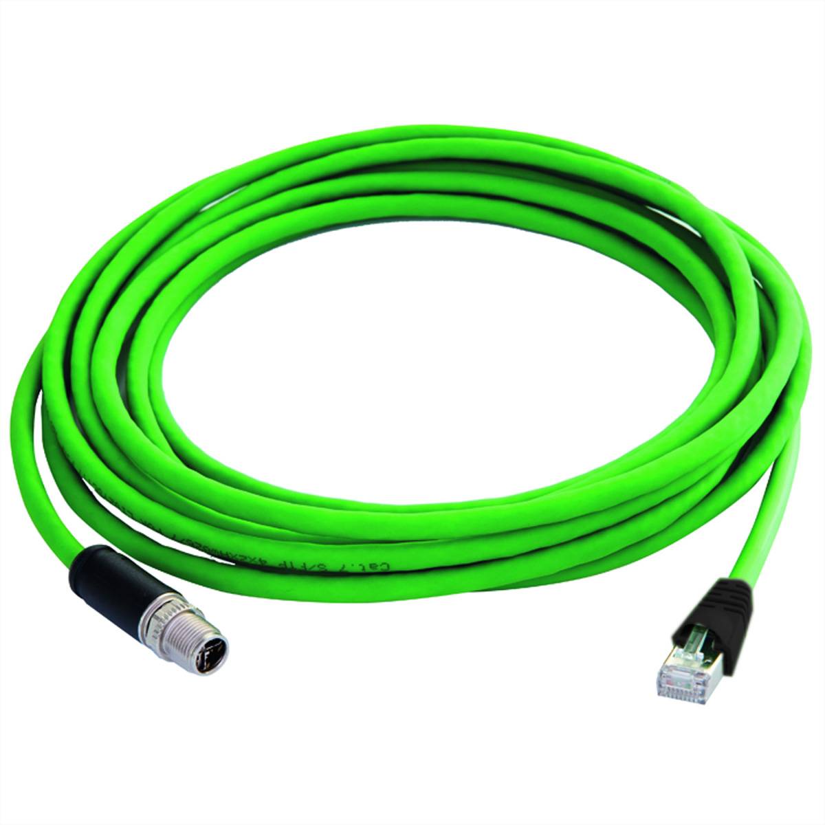 TELEGÄRTNER STX M12x1-RJ45 VL X-kod. Cat.6A, CP01CP05B-SFTP2607C7-1PUR-A0300, 3m