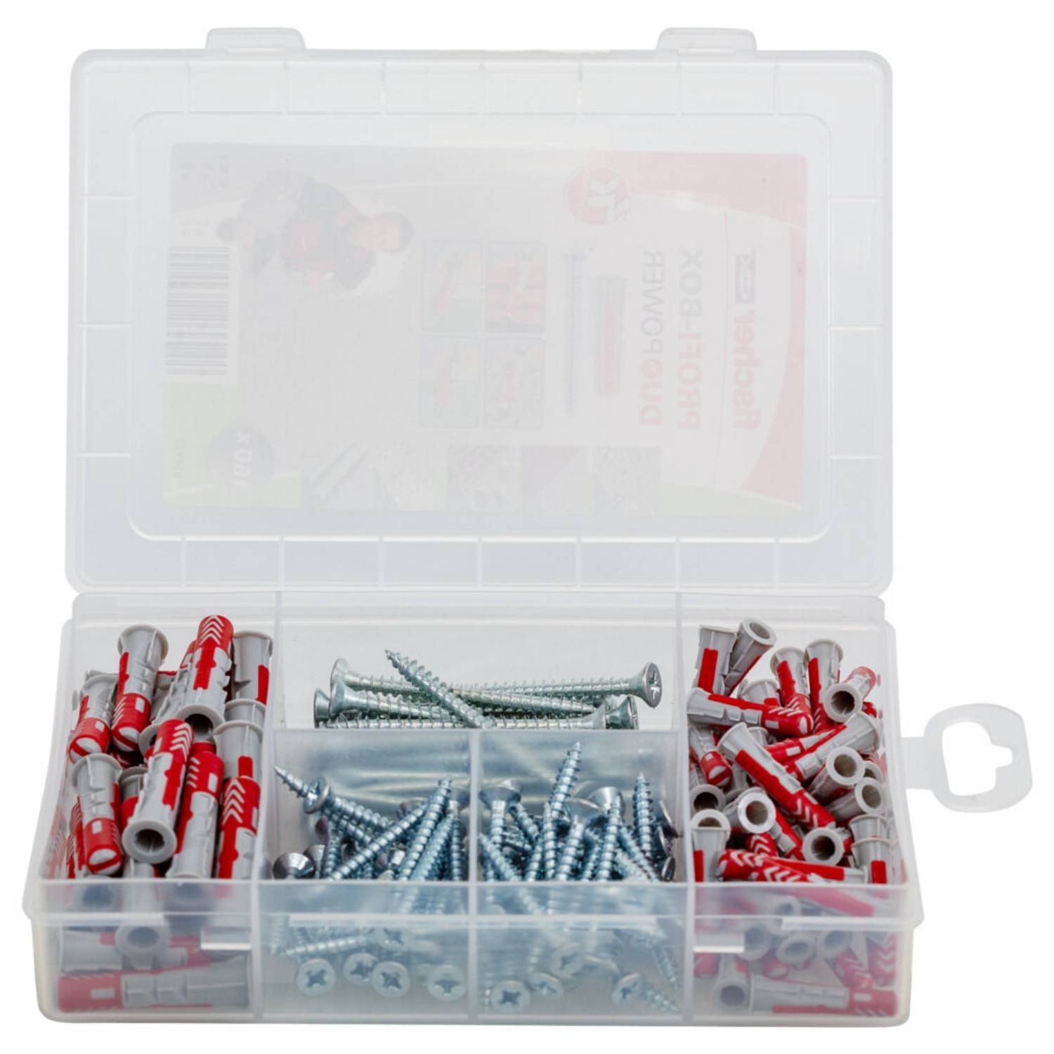 FISCHER - 538622 - Screw &amp; wall plug kit - Autoclaved aerated concrete - Plasterboard - Nylon