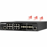 QNAP QSW-M3216R-8S8T Switch 16-porte 10 Gigabit Ethernetan Rack montierbar QNAP QSW-M3216R-8S8T Switch 16-porte 10 Gigabit Ethernetan Rack montierbar