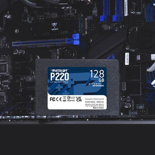 PATRIOT P220 - SSD - 128 GB - intern - 2.5" (6.4 cm)