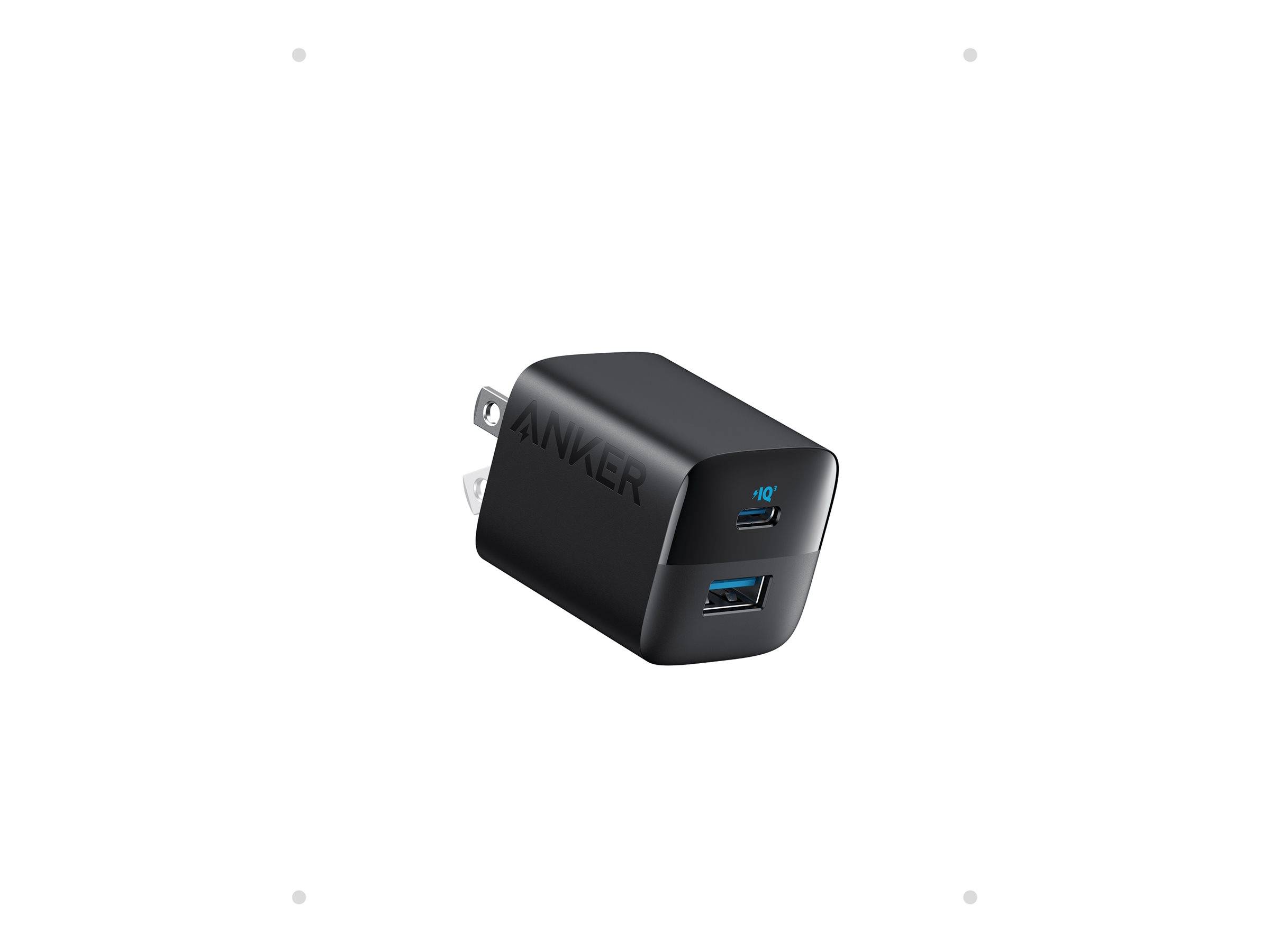 Anker Innovations 323 - Netzteil - 33 Watt - PD - 2 Ausgabeanschlussstellen (USB Typ A, 24 pin USB-C)