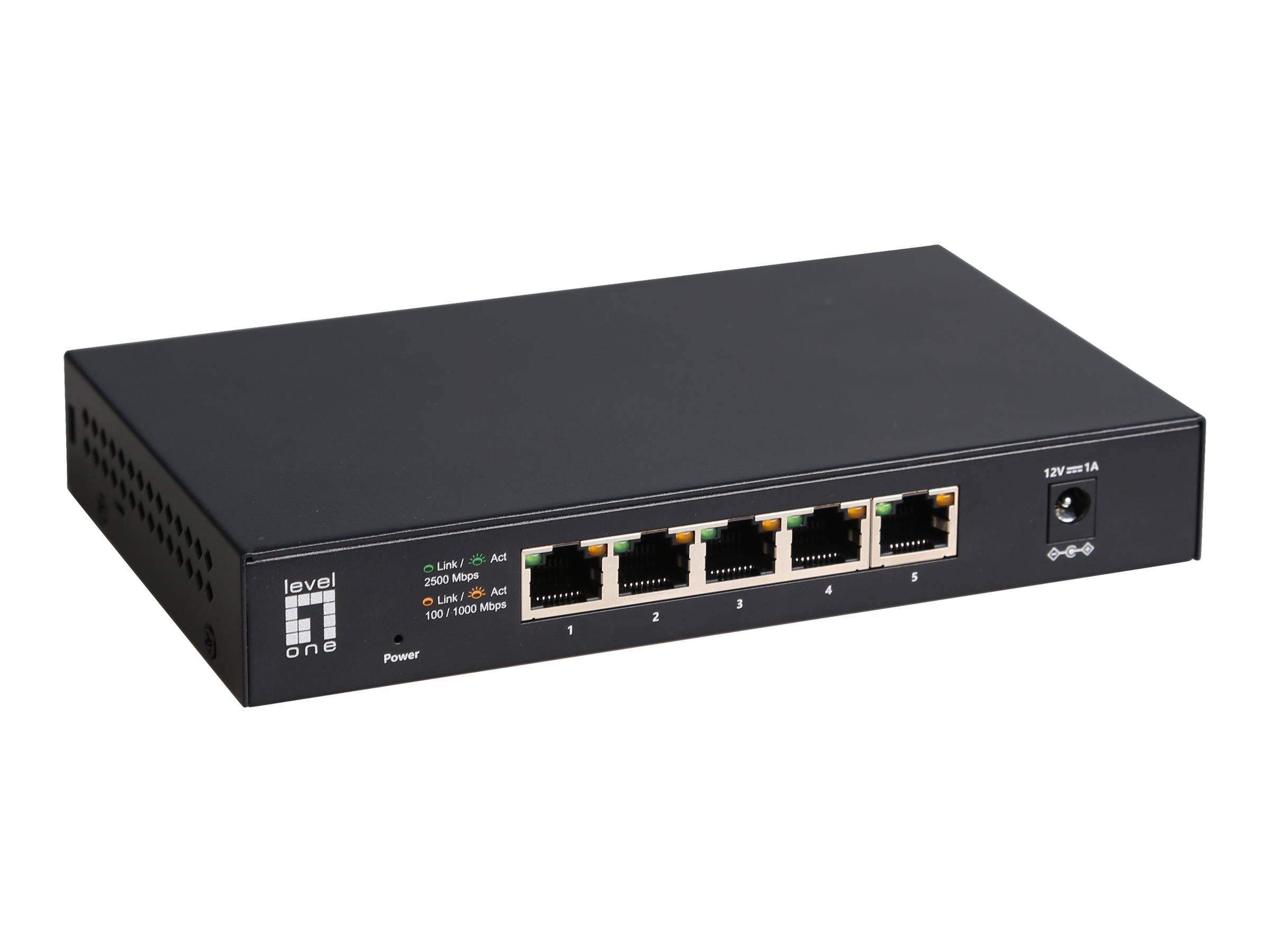LevelOne GEU-0525 - Switch - unmanaged - 5 x 100/1000/2.5G Base-T
