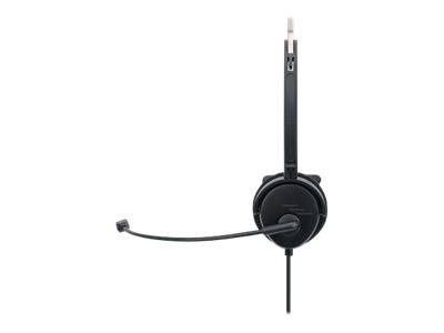 MANHATTAN USB Mono Headset Over-Ear USB-A-Stecker schwarz Eingabe / Ausgabe Kopfhörer & Headsets