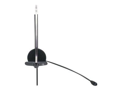 MANHATTAN USB Mono Headset Over-Ear USB-A-Stecker schwarz Eingabe / Ausgabe Kopfhörer & Headsets