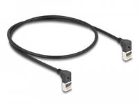 Delock - Netzwerkkabel - RJ-45 (M) nach oben angewinkelt zu RJ-45 (M)