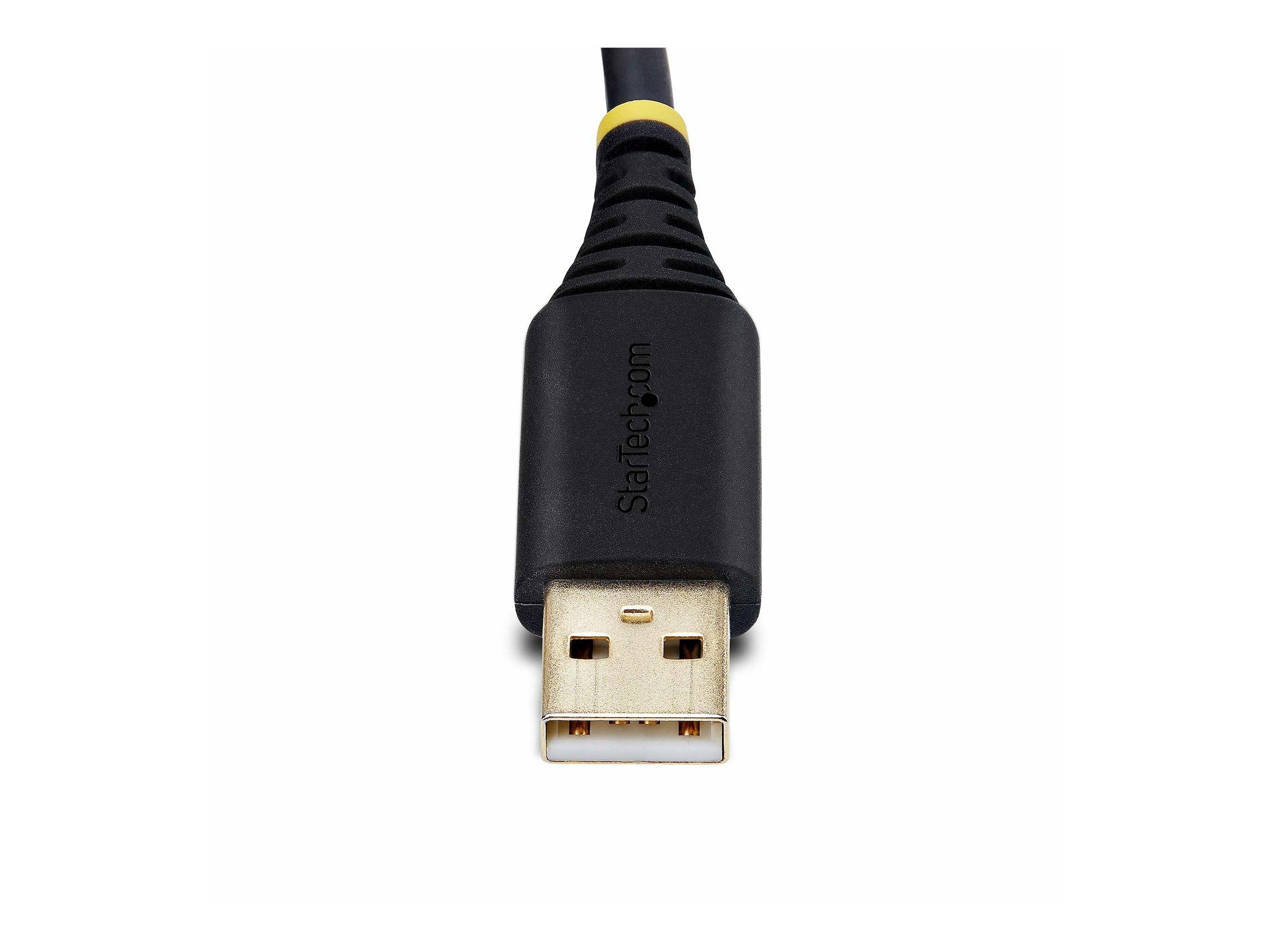 StarTech.com 6.6ft/2m USB to Null Modem Serial Adapter Cable, FTDI, RS232 - Kabel USB / seriell - USB (M)