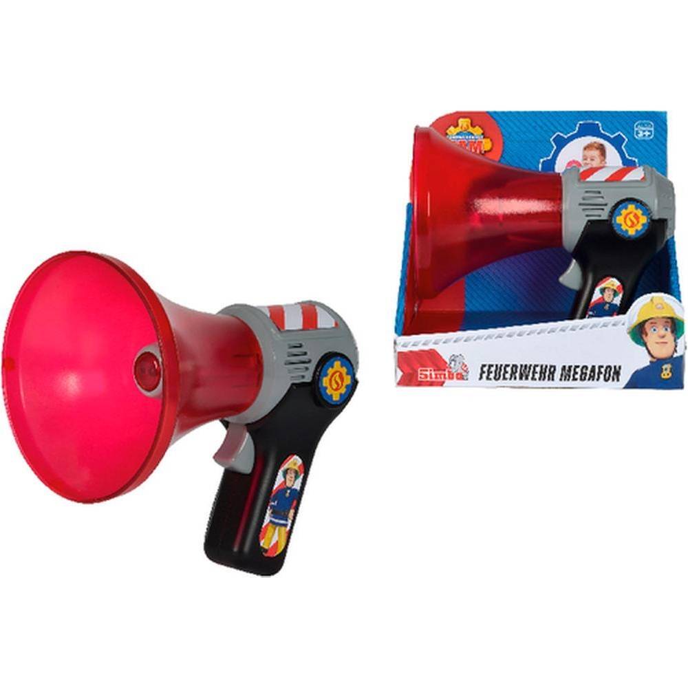 SIMBA 109258699 Simba Sam Feuerwehr Megaphon Geschicklichkeitsspiel