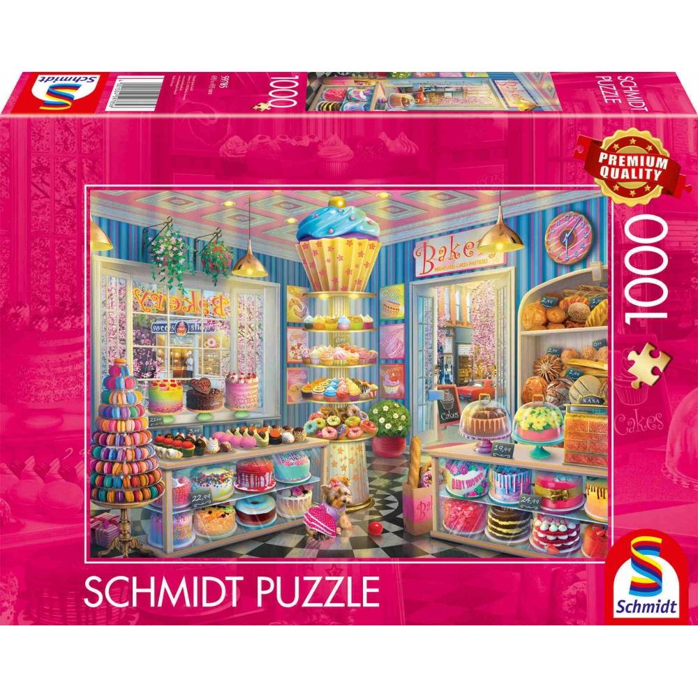 Schmidt Spiele 59785 Bunte Bäckerei Puzzle 1000 Teile bunt