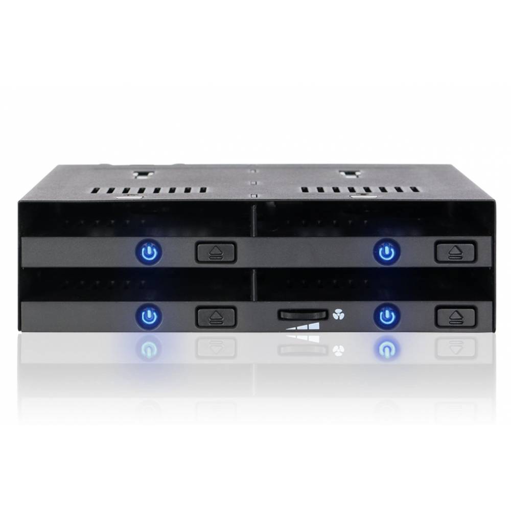 Icy Dock FlexiDock 4x 2.5" to 1x 5.25" bay mobile rack SATA - HDD-Wechselrahmen - 2 - HDD-Wechselrahmen - 2,5"