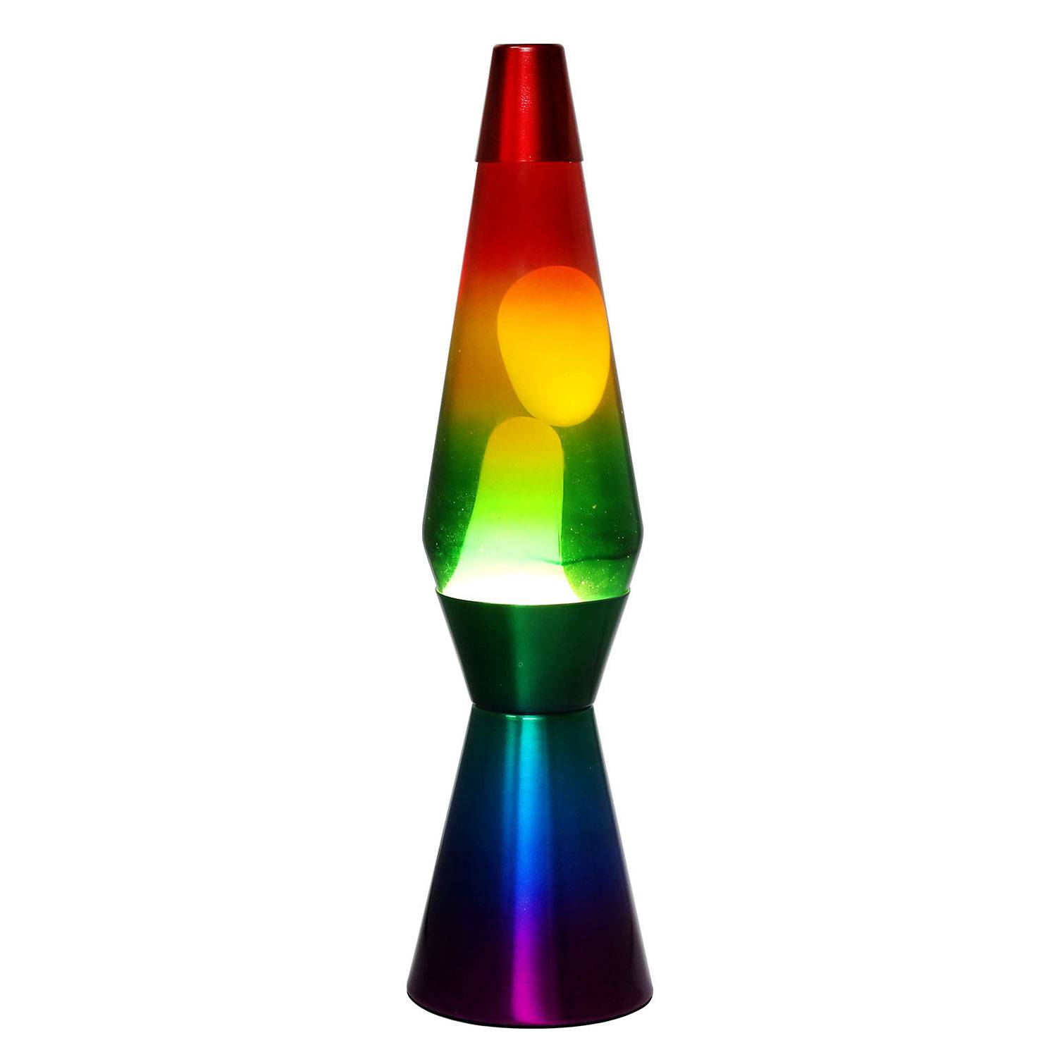 Lava -Lampe Regenbogen
