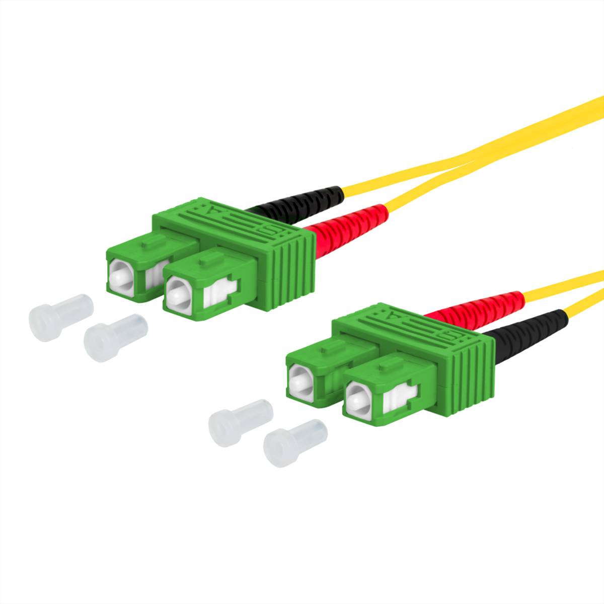 Metz Connect OpDAT Patchkabel, SC-D APC/SC-D APC OS2, 3m