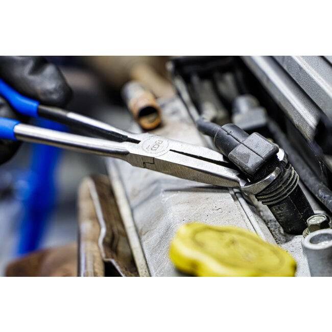 BGS 4401 Langbeck-/Flach und Zündkerzen-Stecker-Za ngen-Satz, extra lang, 9-tlg.