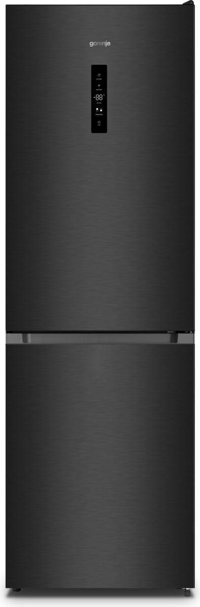 Gorenje G600 Freistehend Kühlschrank/Gefrierschrank, 186 x 59.5 x 59 cm, Black stainless steel, 304 l, SN-N, 6 kg/24h,
