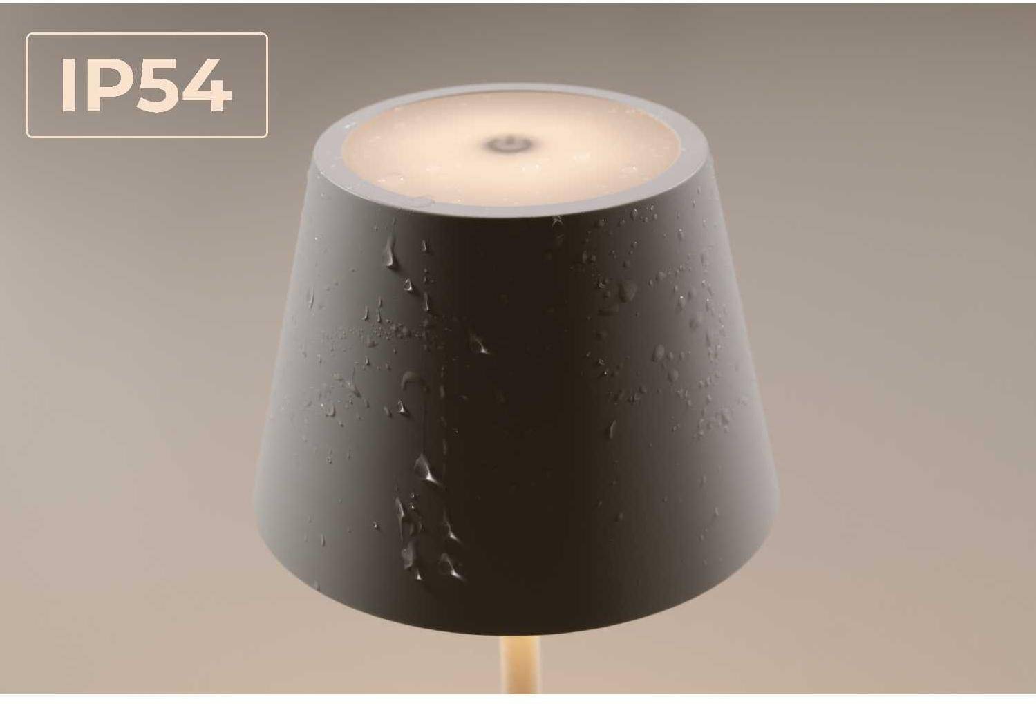 Rolf Kern - Akku LED Tischleuchte CLUB, 25cm, weiß, IP54