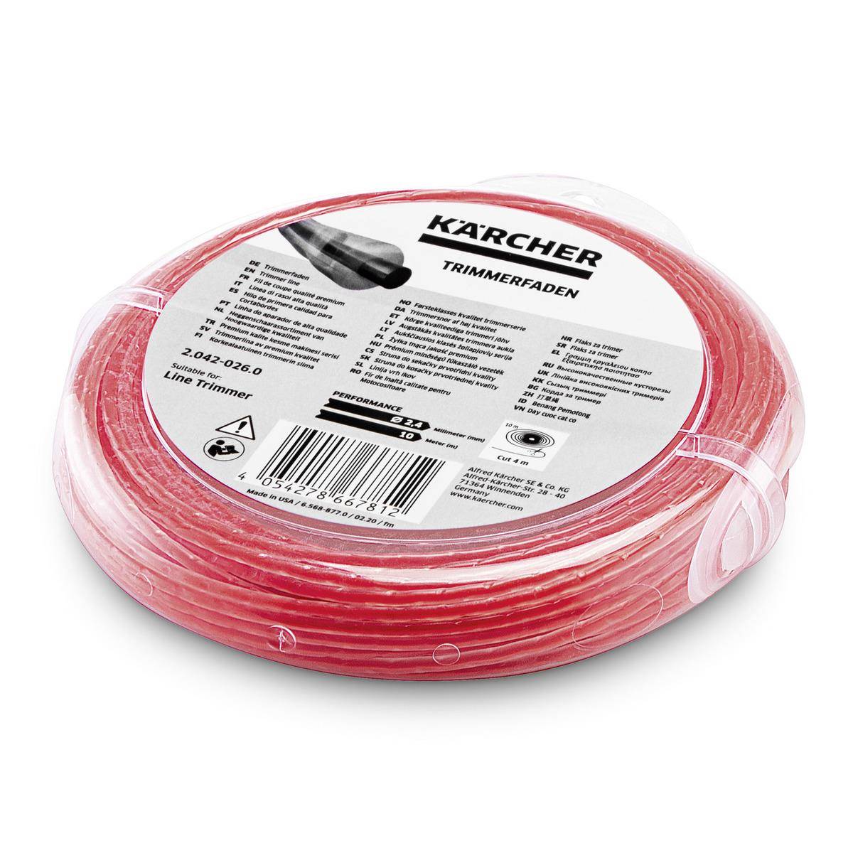 Kärcher Trimmerfaden 2,4mm, 10m 2.042-026.0