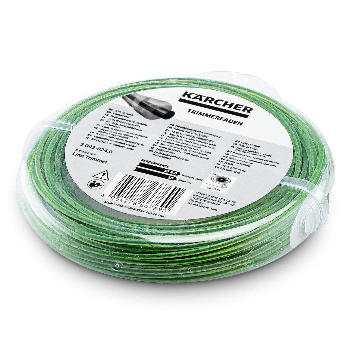 Kärcher Trimmerfaden 2,0mm, 15m 2.042-024.0