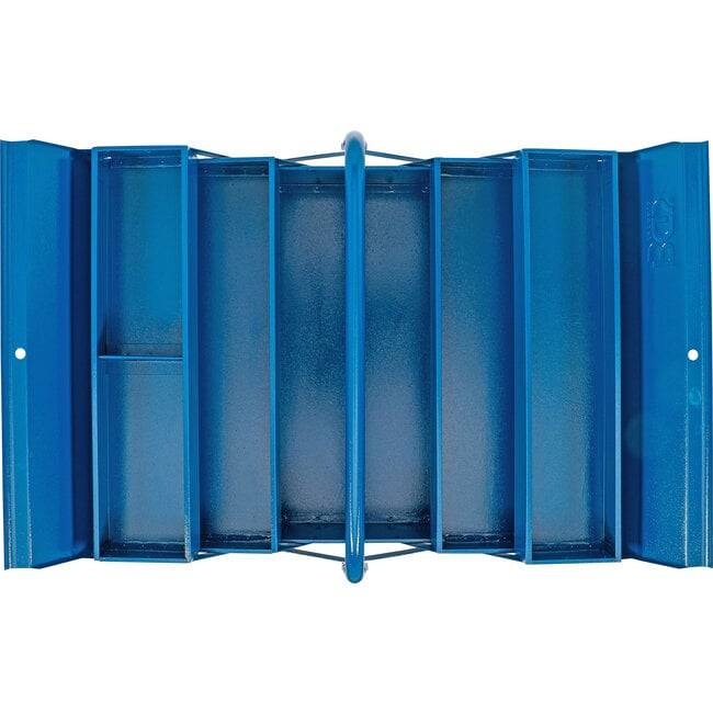 BGS 33000 Metall-Werkzeugkasten, leer, 420 x 200 x 200 mm, 5 Fächer
