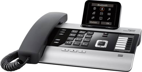 Gigaset DX800A all in one Systemtelefon, analog Anrufbeantworter, Bluetooth, Headsetanschluss Farbdi