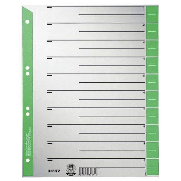 Trennblatt 16520055 DIN A4 230g Karton grün 100 Stück