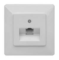 ZE-KOM UAE 8 - Anschlussdose, Unterputz - RJ-45 (4-pin) - Pearl White - RAL 1013