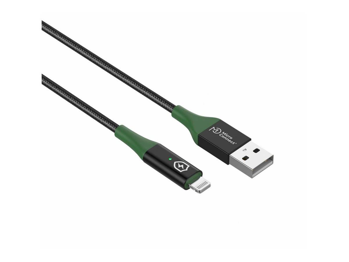 MicroConnect Lightning-Kabel - USB männlichzu Lightning männlich - 2 m -