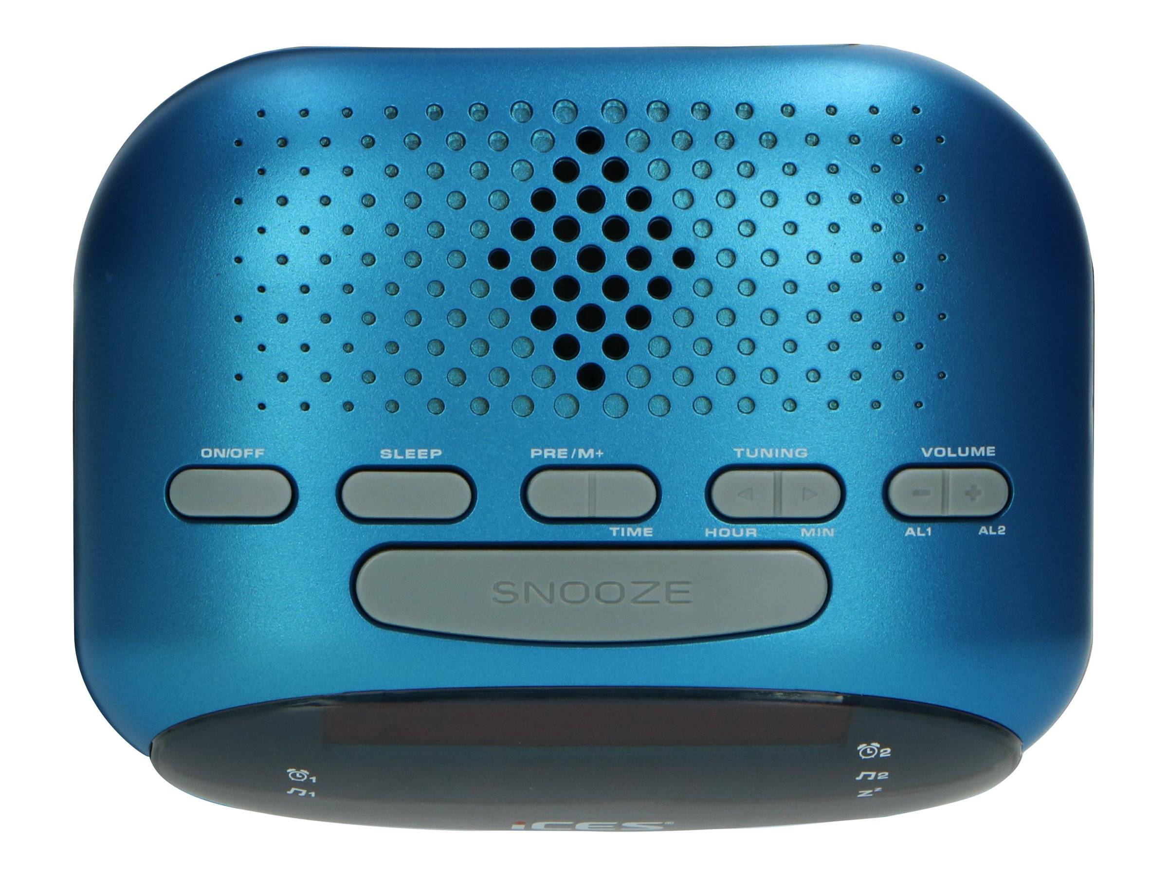 LENCO - ICES ICR-210 - Radiouhr - Blau