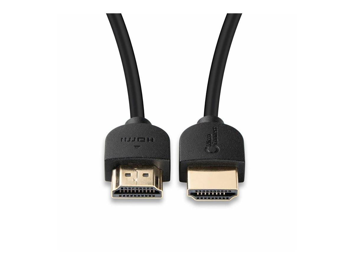 4K HDMI Cable Slim 0.5m HDM19190.5BSV2.0