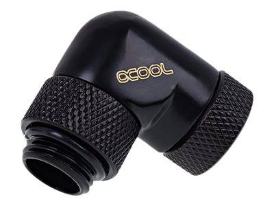 Alphacool Eiszapfen Connector Series - Gewinkelter Montageadapter für Flüssigkeitskühlsystem