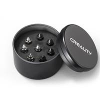 Creality 4008030052, Spitzen-Ersatzset, Schwarz, Silber, 8 Stück(e)