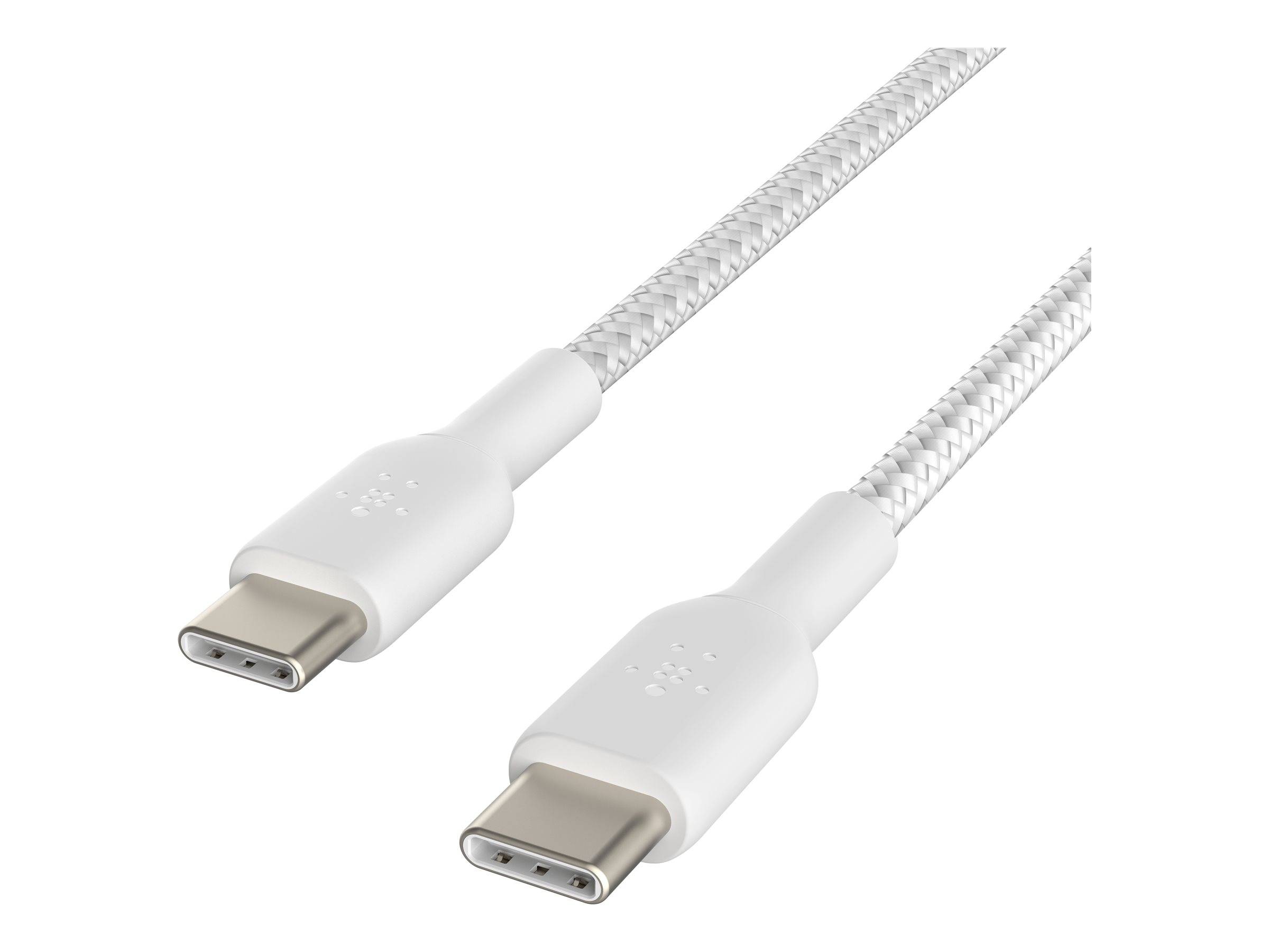 Belkin BoostCharge geflochtenes 1 m USB-C/USB-C Kabel 60 W (2er Pack)