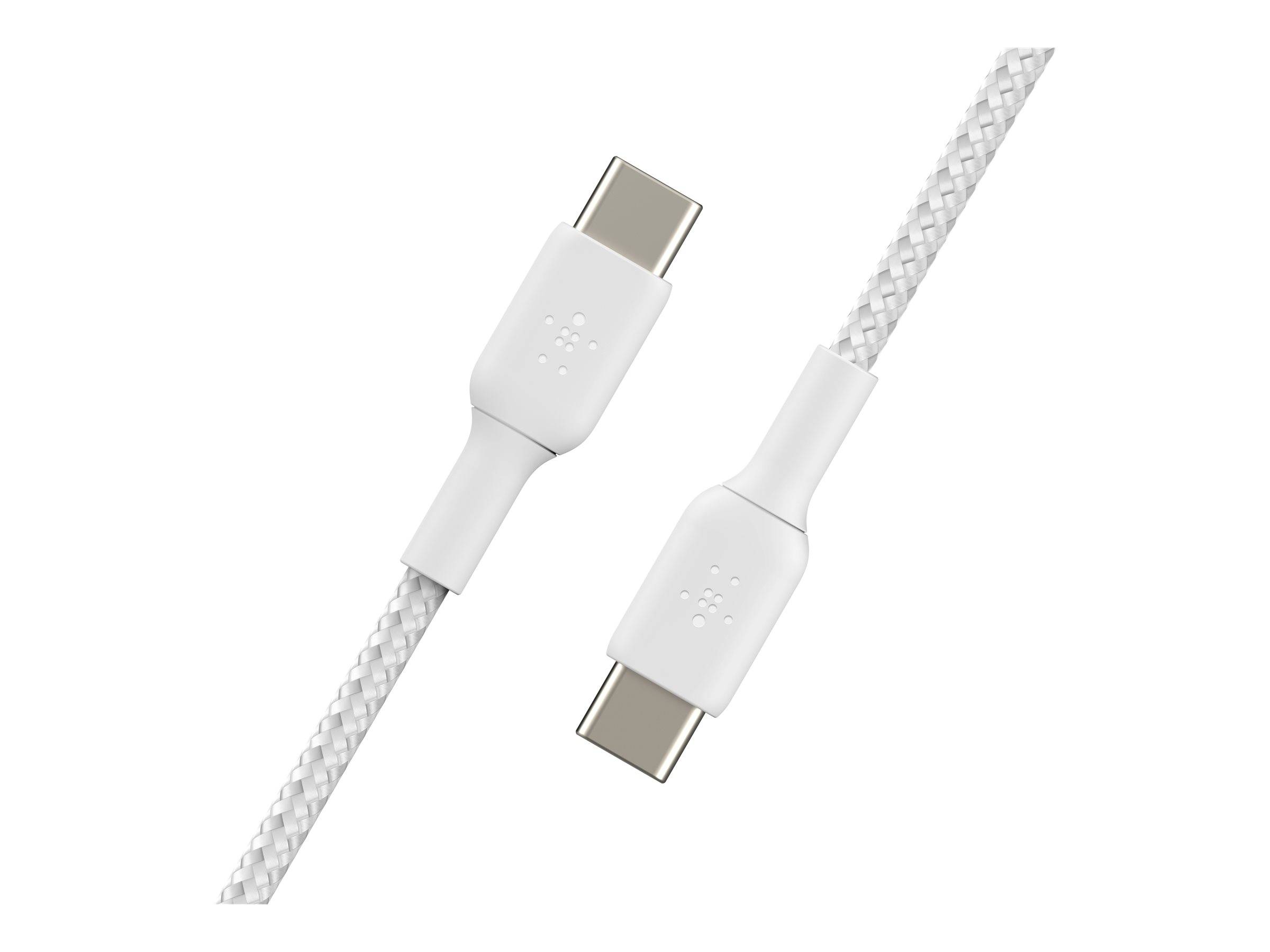 Belkin BoostCharge geflochtenes 1 m USB-C/USB-C Kabel 60 W (2er Pack)