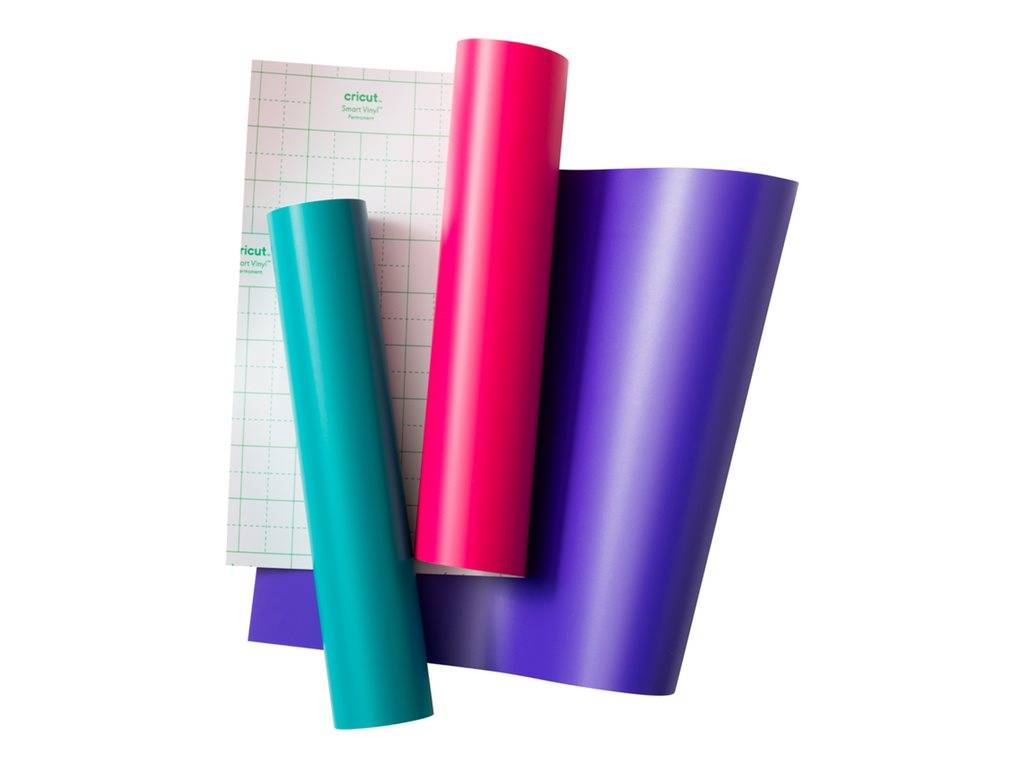 cricutÃ¢âÂ¢ Joy Xtra Smart Vinyl Roller Skate Vinylfolie permanent farbsortiert 24,1 x 30,5 cm, 3 St.