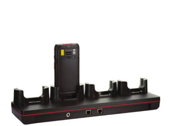 Honeywell CT40-NB-UVB-2 docking station per dispositivo mobile Nero (CT40 BOOTED 4 BAY NET BASE KIT - INCLUDES NET BASE