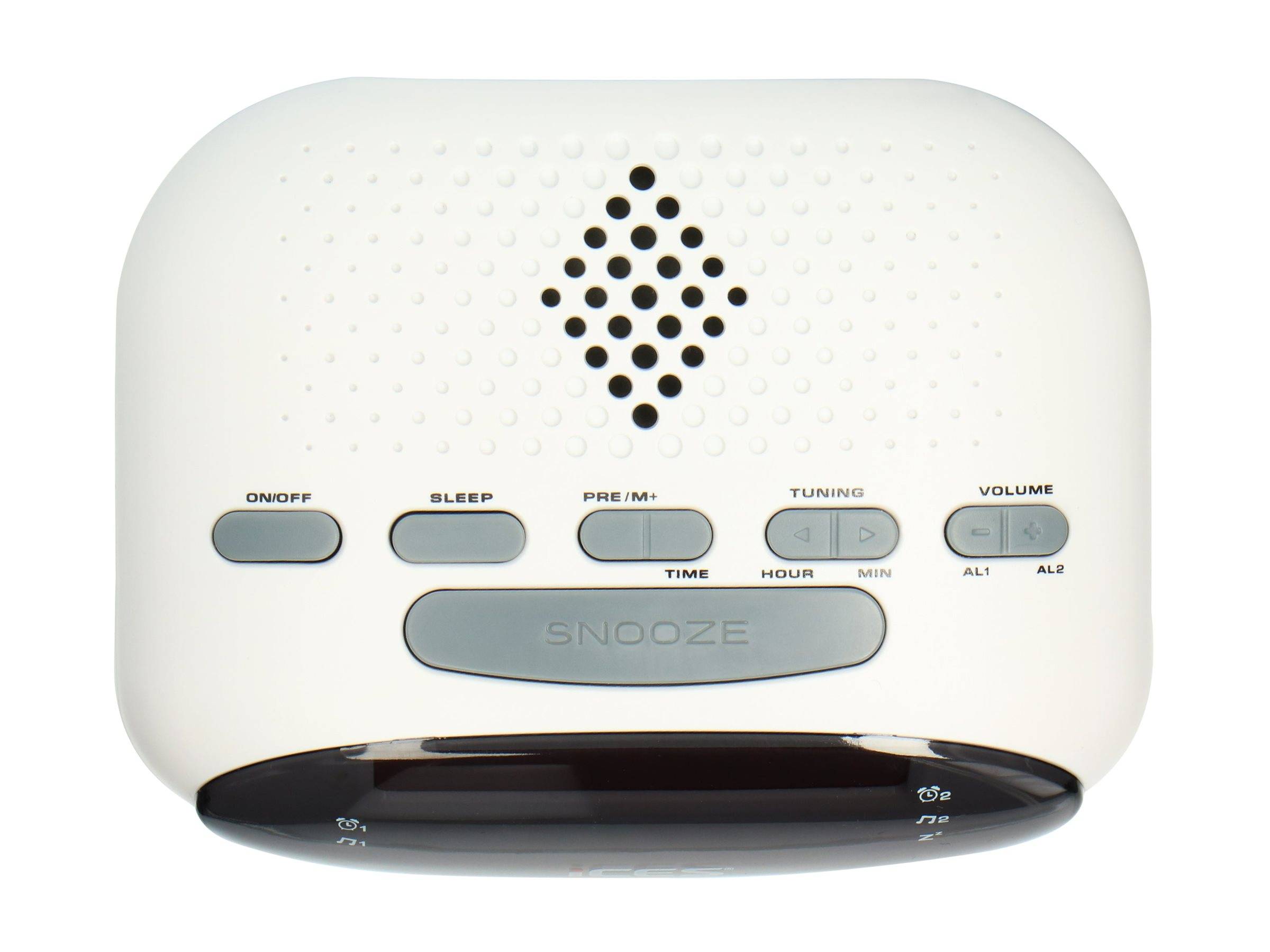 Lenco ICES ICR-210 - Radiouhr - weiß