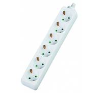 Dexlan 994908, 3 m, Drinnen, Typ F, Type F (CEE 7/4), Gerade, Weiß