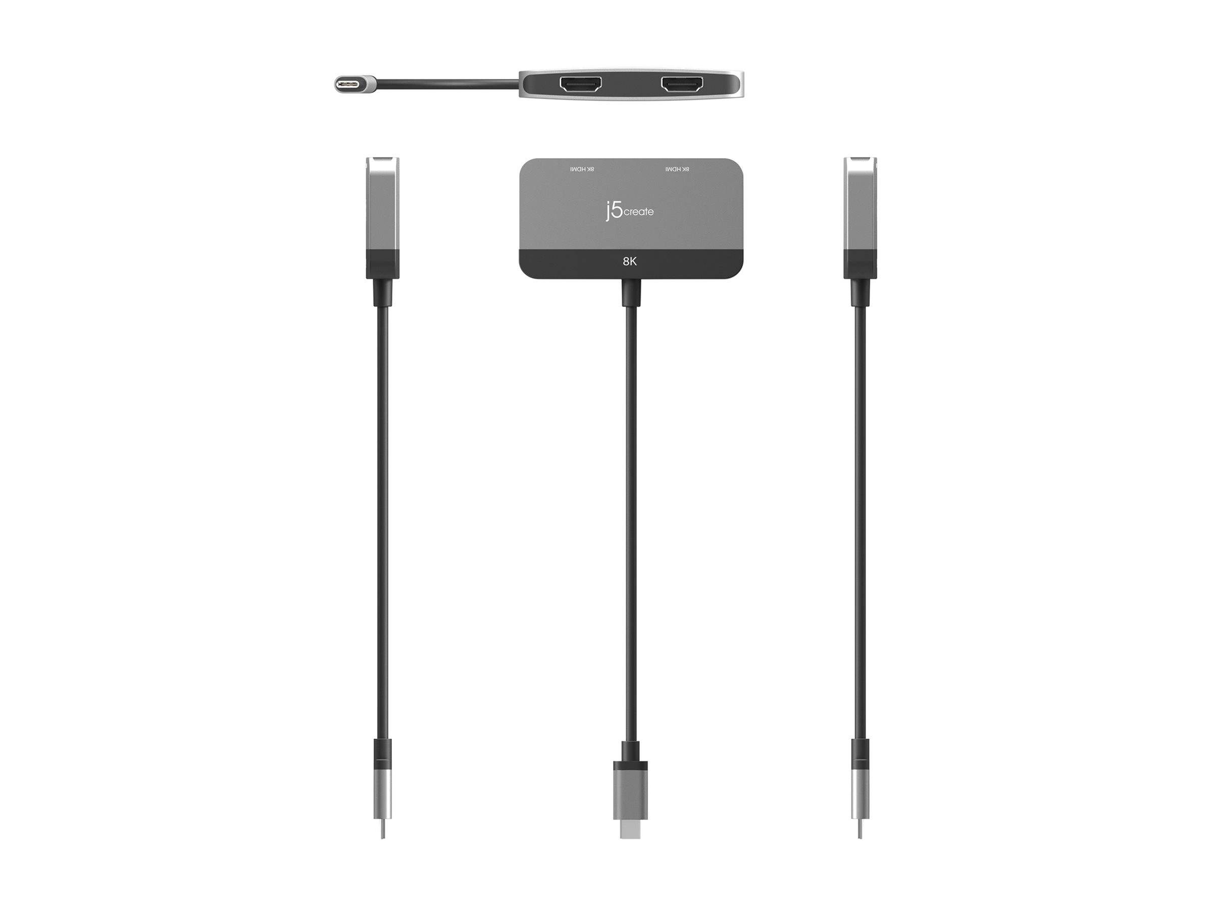 j5create JCA465 - Videoadapter - 24 pin USB-C männlich zu HDMI weiblich