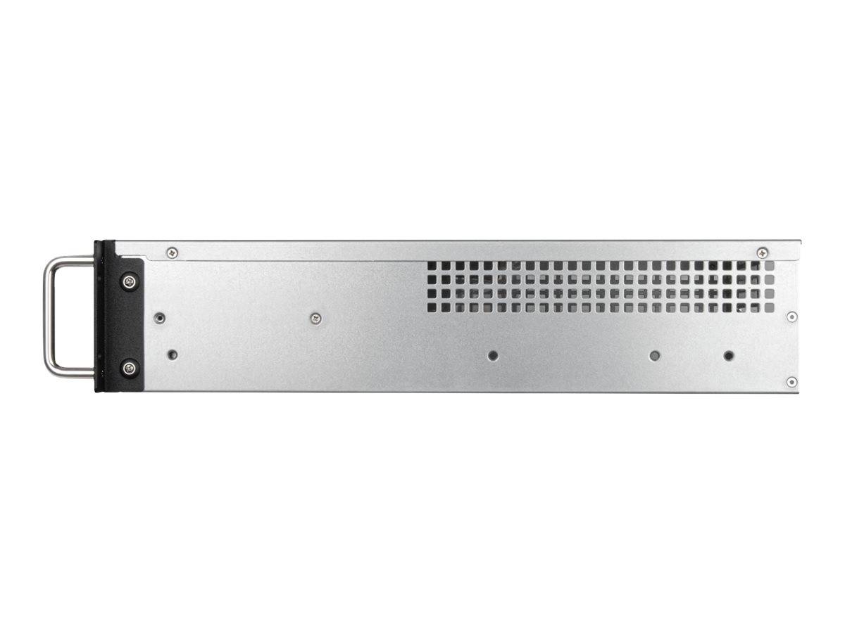 SilverStone RM23-502-MINI, Rack, Server, Schwarz, micro ATX, Mini-ATX, 2U, HDD, LAN, Leistung