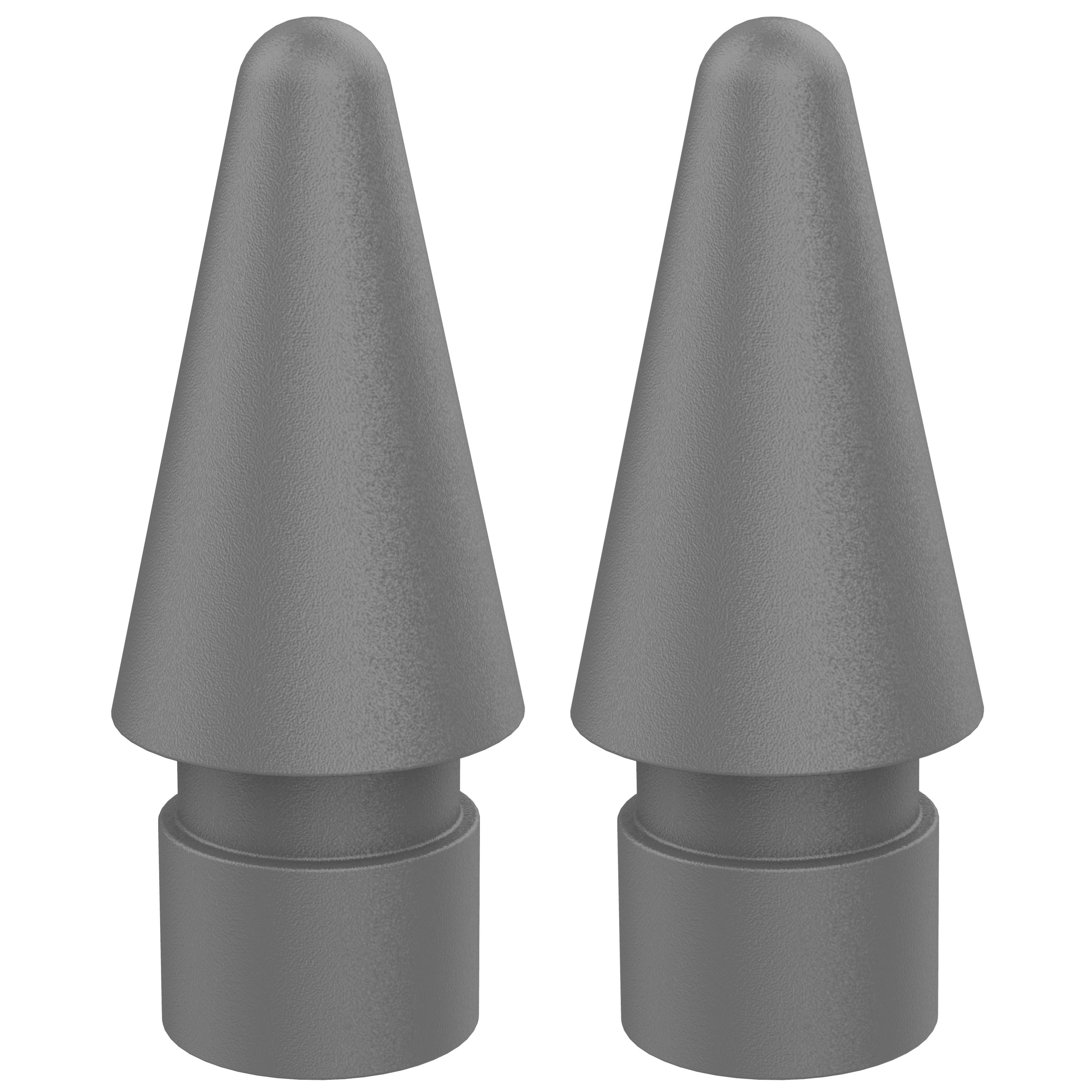 DEQSTER Pencil Tip Ersatzspitzen für Pencil 2, 2 Stück grau