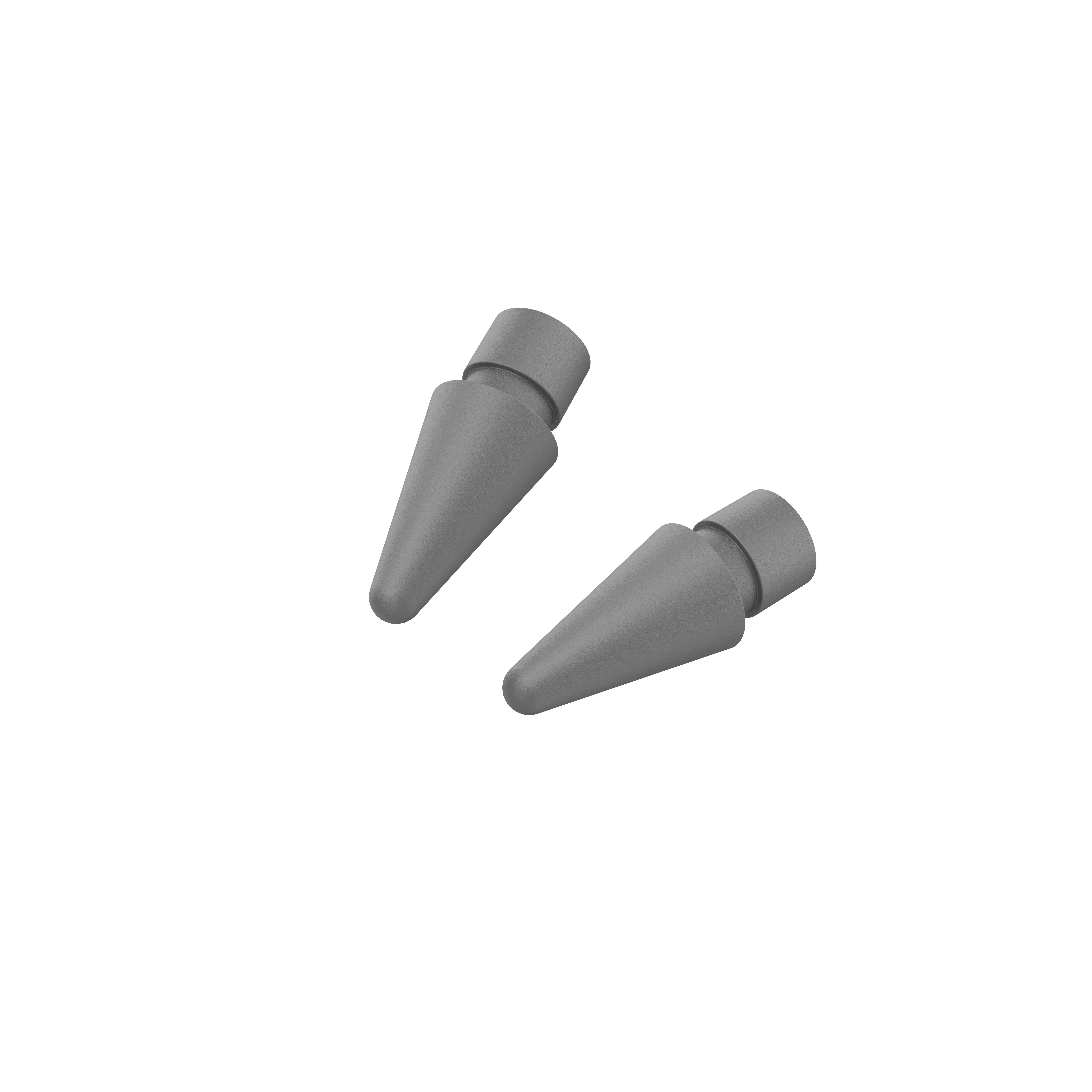 DEQSTER Pencil Tip Ersatzspitzen für Pencil 2, 2 Stück grau