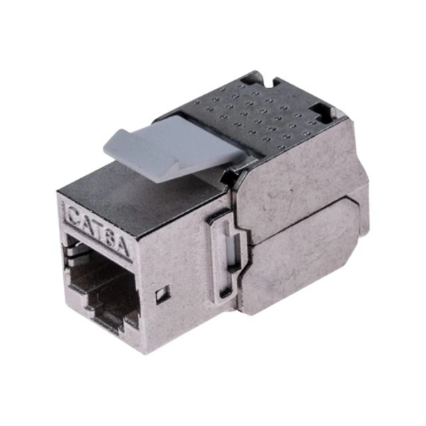 DEXLAN Keystone-Koppler - RJ-45 (W) - STP - CAT 6aSilber DEXLAN Keystone-Koppler - RJ-45 (W) - STP - CAT 6aSilber