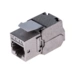 DEXLAN Keystone-Koppler - RJ-45 (W) - STP - CAT 6aSilber DEXLAN Keystone-Koppler - RJ-45 (W) - STP - CAT 6aSilber
