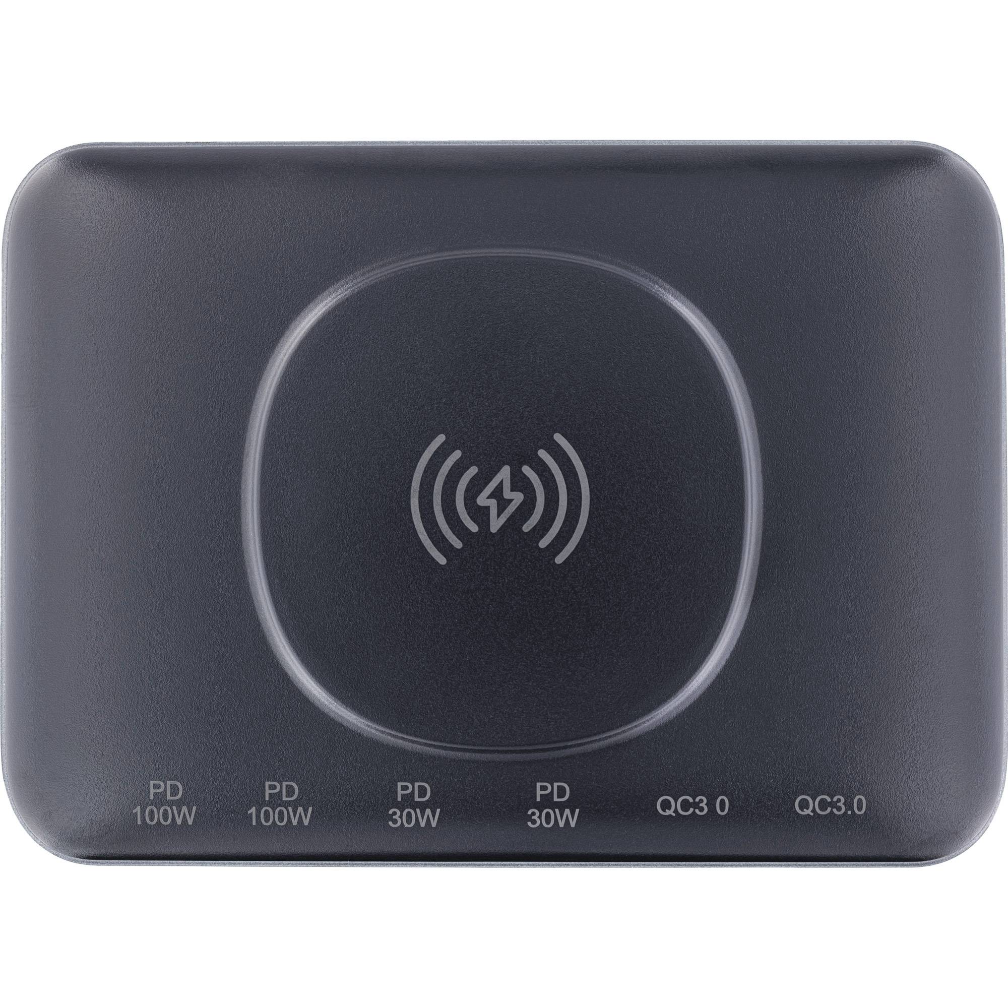 InLine Qi Powerstation Multiport - Netzteil - Ladegerät - Wireless charging - Sc