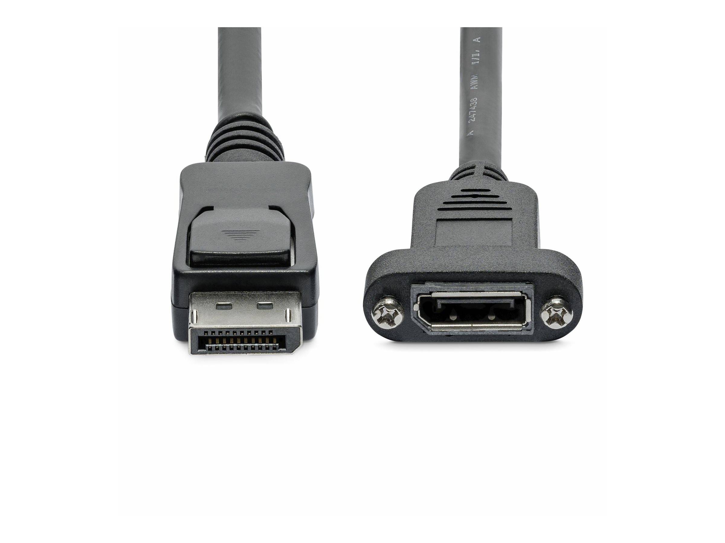 StarTech.com 3 ft. (0.9 m) Displayport Male to Female Cable - Mounting - Latched