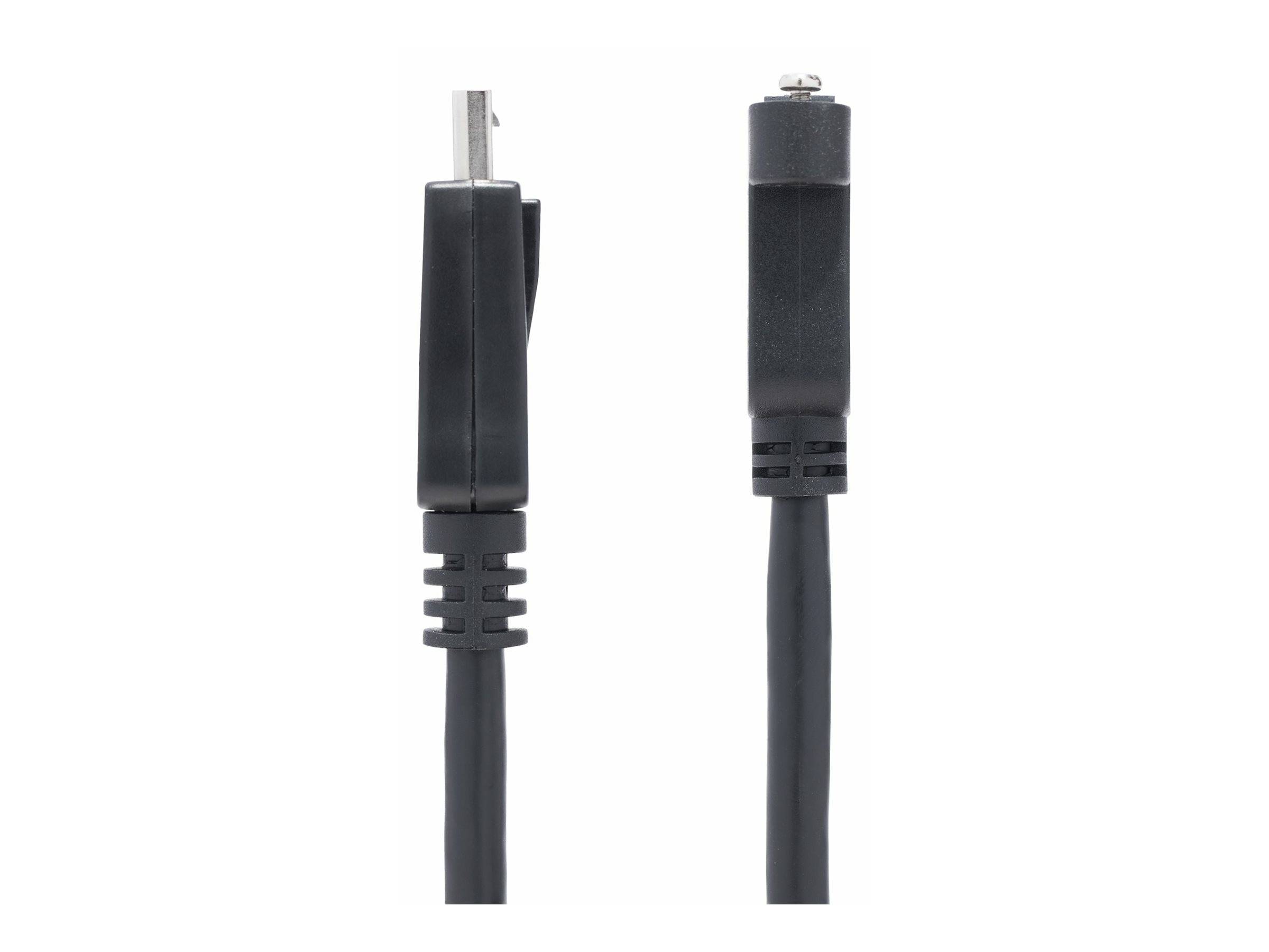 StarTech.com 3 ft. (0.9 m) Displayport Male to Female Cable - Mounting - Latched
