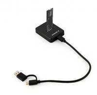 Gembird DD-U3M2 - SSD-Dockingstation - M.2 - M.2 Card (PCIe NVMe &amp; SATA)