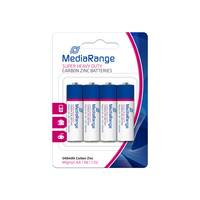 MEDIARANGE Batterie 4 x AA / LR6 - Kohlenstoff Zink