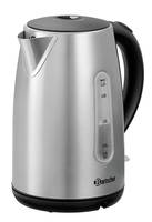 Bartscher Wasserkocher 1,7l Edelstahl 2200W, Anzeige:außen mit Sieb